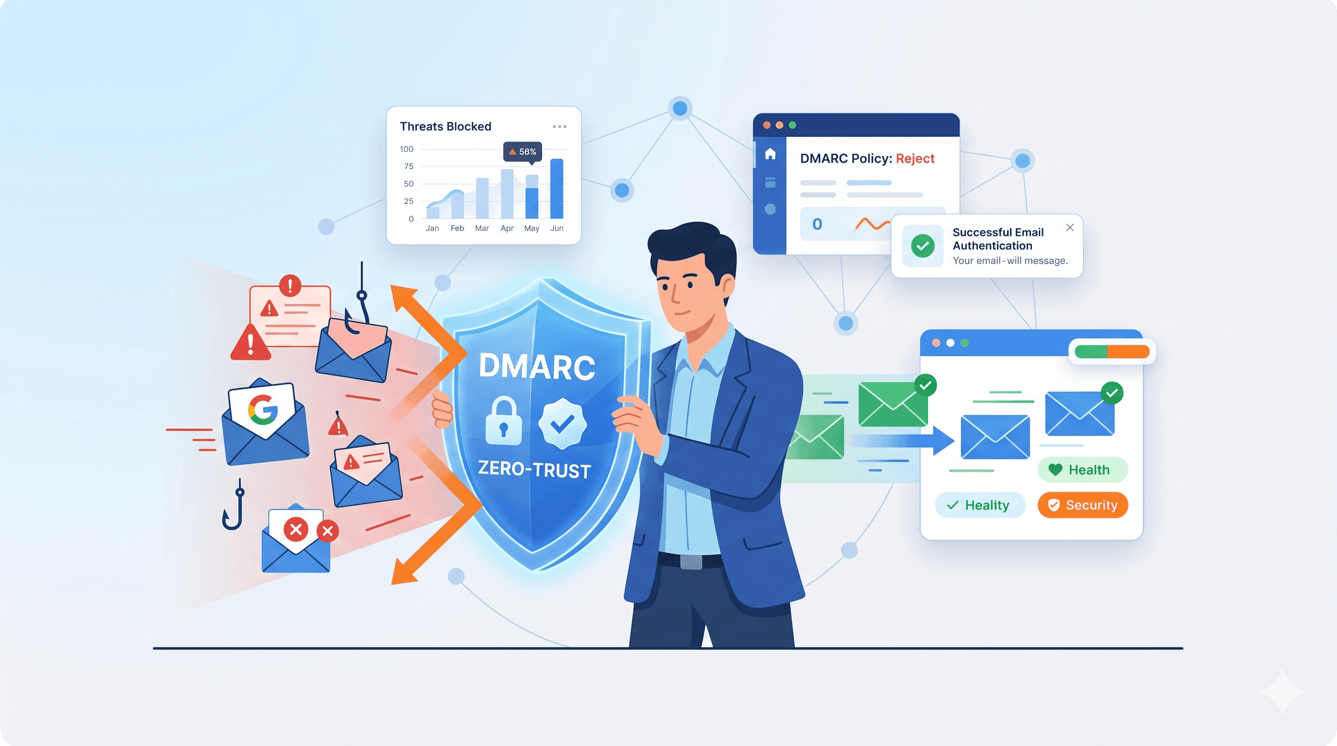 Blog post: Implementing Zero-Trust Email Security with DMARC in 2026