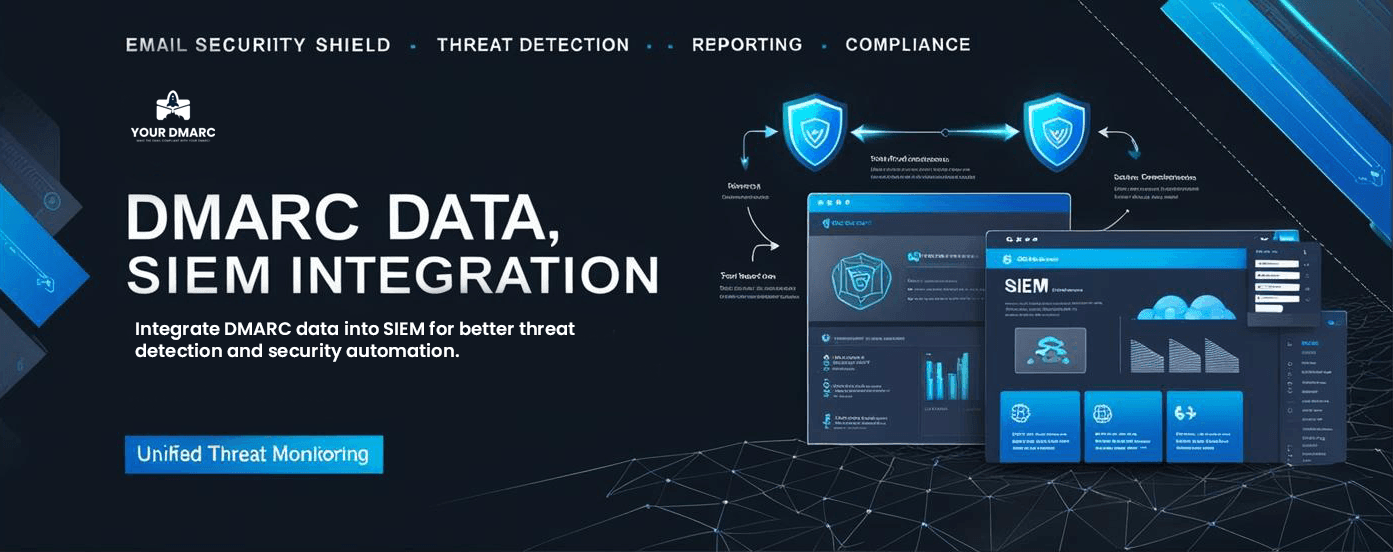 Blog post: Steps to incorporate DMARC data into Security Information and Event Management systems for unified threat monitoring.