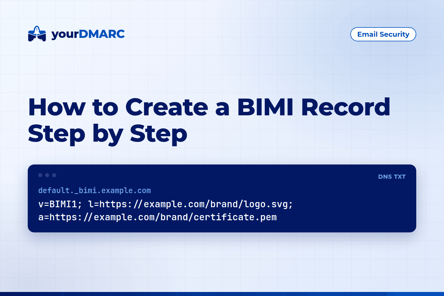 Blog post: How to Create a BIMI Record Step by Step